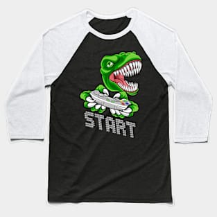 Gaming Dino Baseball T-Shirt